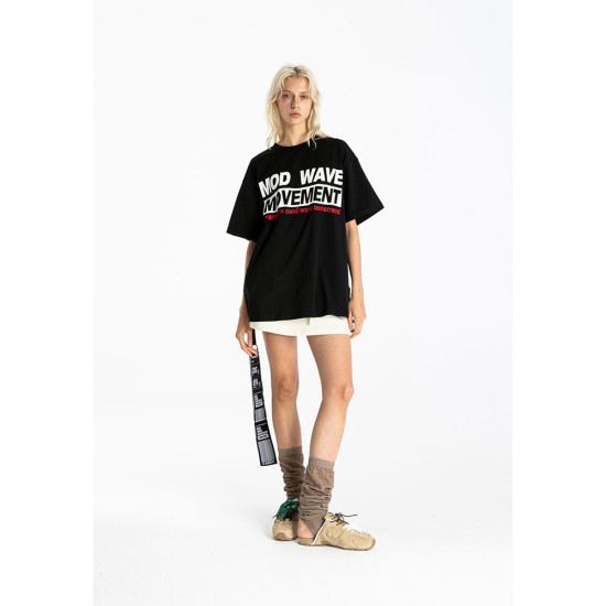 MWM Unisex κοντομάνικη μπλούζα Teddy Bear Streetwear Dog Print Tee